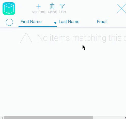 Add items work