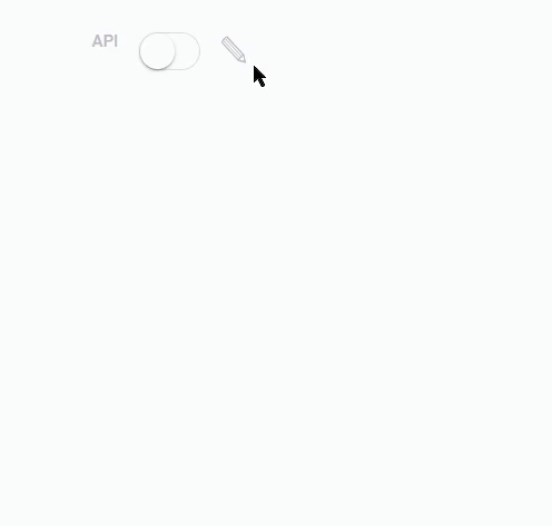 Opening API automation settings
