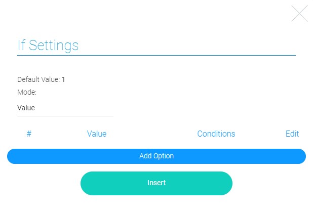 If settings