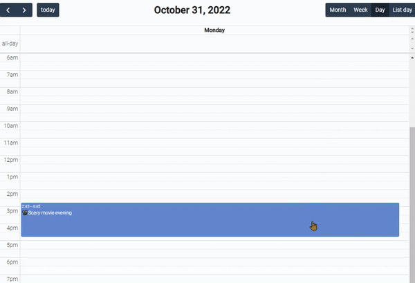 Day calendar