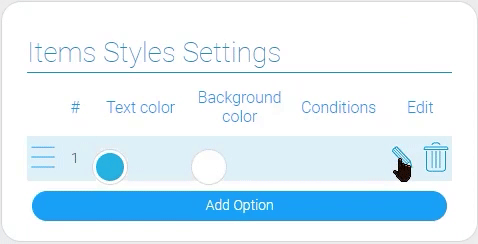Edit button