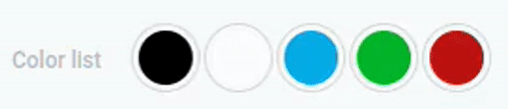 Work of the color option