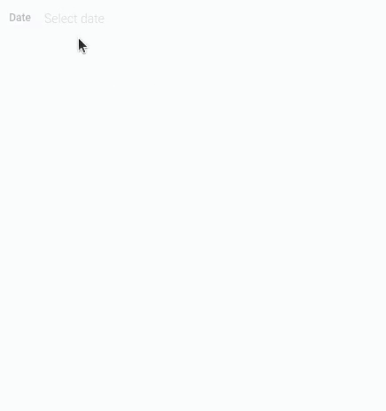 Using date element