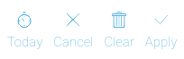 Editing buttons