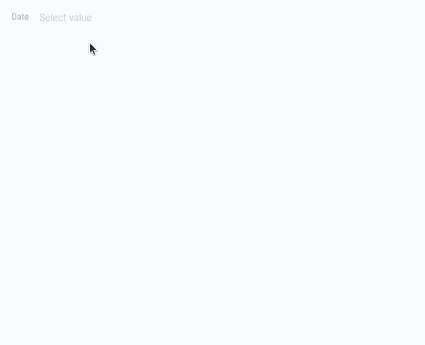 Using date range option