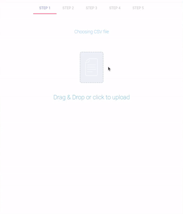 Choosing CSV file