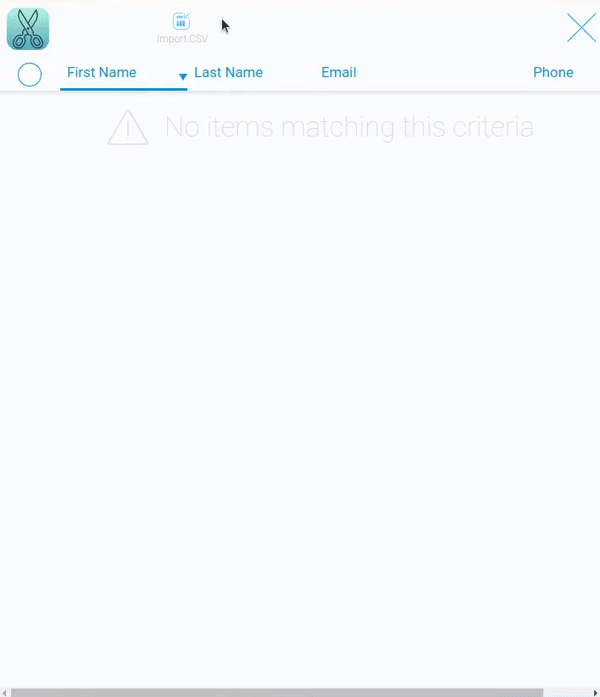 Using CSV import