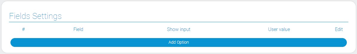 Show input is on