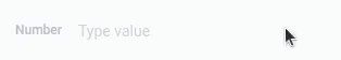 Configured the minimum digit count