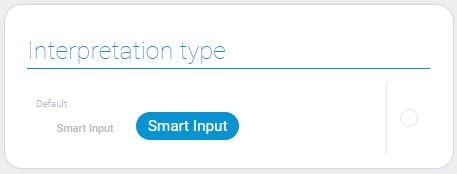 First type of interpretation