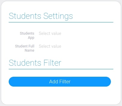 Settings of he students