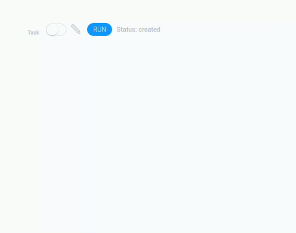 Opening of the automation settings