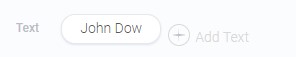 Multiple text is on