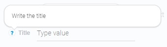 Example of element tooltip