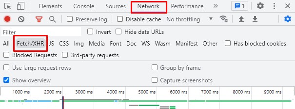Required tab